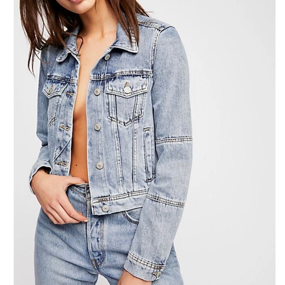 Free People Rumors Denim Jacket